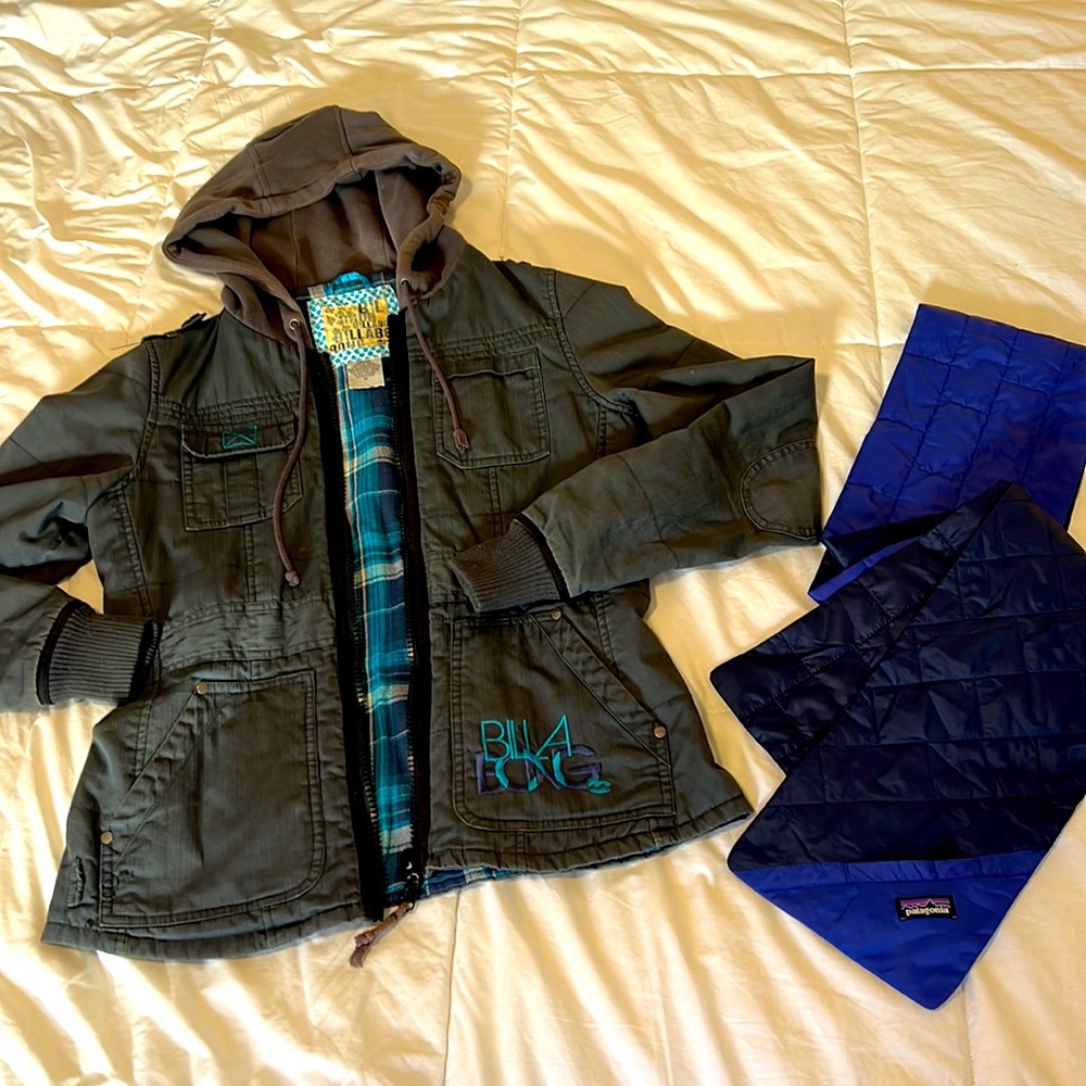 Women’s Billabong Flannel-Lined Winter Hooded Jacket